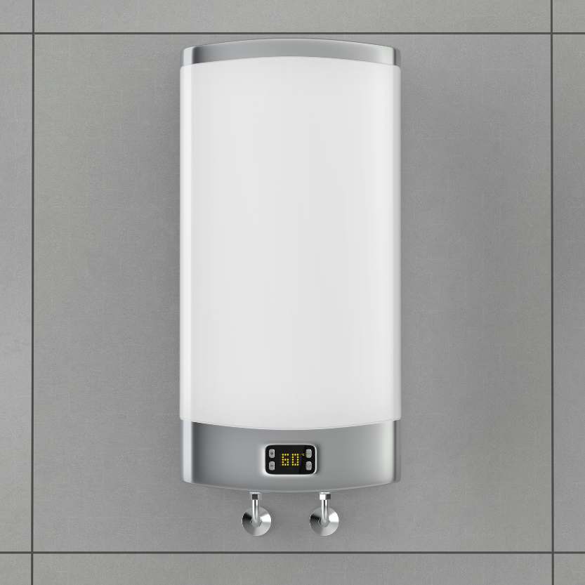 Tankless Water Heater on Wall